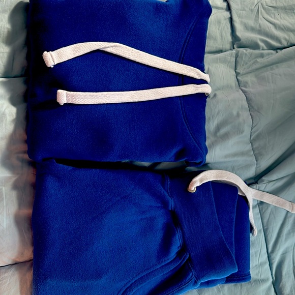 Blue sweat suit fashion nova barley worn - Picture 3 of 3